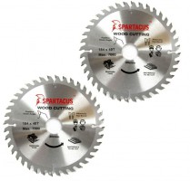 Spartacus 184 x 40T x 30mm Wood Cutting Circular Saw Blade Pack of 2