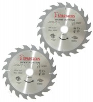 Spartacus 200 x 20T x 30mm Wood Cutting Circular Saw Blade Pack of 2
