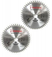 Spartacus 210 x 48T x 30mm Wood Cutting Circular Saw Blade Pack of 2