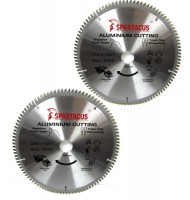 Spartacus 250 x 100T x 30mm Aluminium Cutting Circular Saw Blade Pack of 2