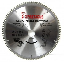 Spartacus 250 x 100T x 30mm Aluminium Cutting Circular Saw Blade