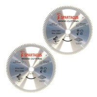 Spartacus 250 x 100T x 30mm Wood Cutting Circular Saw Blade Pack of 2