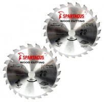 Spartacus 250 x 24T x 30mm Wood Cutting Circular Saw Blade Pack of 2