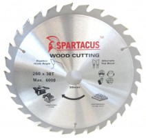 Spartacus 260 x 30T x 30mm Wood Cutting Circular Saw Blade