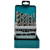 18PC MIXED DRILL SET METAL BOX