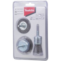 Makita D-66070 3PC Wire Brush Set For Drill
