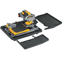 DeWalt Reconditioned D24000 240V Wet Tile Cutter Saw with Slide Table 1600W - D24000Q-GB