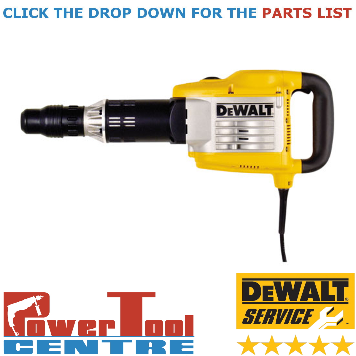 DeWalt Genuine Spare Parts D25900K Demolition Hammer Type 1 eBay