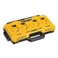 DeWalt DCB104 XR FlexVolt Li-Ion 4 Port Fast Charger 10.8 - 54v ToughSystem