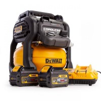 DeWalt DCC1054T2 54 Volt FlexVolt Li-Ion Cordless Brushless Air Compressor with 2 x 6Ah Batteries