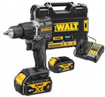 DeWalt Reconditioned 18V XR Brushless 100 Year Hammer Drill Driver - 2 X 4AH