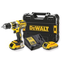 DeWalt Reconditioned DCD795D2 18 Volt XR Li-Ion Compact Cordless Brushless Combi Hammer Drill Driver 2 x 2.0Ah in TSTAK