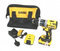DeWalt Reconditioned DCD796D2W 18V Li-Ion XR Brushless Cordless Combi Drill 2 x 2.0Ah Batteries  - DCD796D2WQ-GB