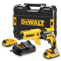 DeWalt DCF620D2K 18 Volt XR Li-Ion Cordless Brushless Collated Drywall Screwdriver 2 x 2.0Ah Batteries