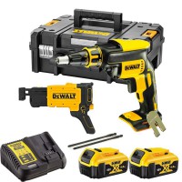 DEWALT DCF620P2K Brushless Collated Drywall Screwdriver 18 Volt 2 x 5.0Ah Li-Ion