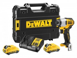DeWalt DCF801D2Q-GB Reconditioned 12V XR BLSub-Comp Impact Driver-2 x 2Ah