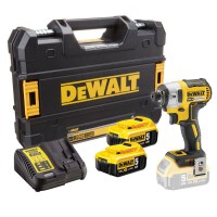 Dewalt Reconditioned XR 18V 3 Speed Brushless Impact Driver Tstak 2 x 5.0Ah