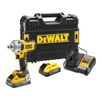 DeWalt DCF891H2TQ Reconditioned 18v XR Brushless 1/2\" Impact Wrench Hog Ring - 2 x 5Ah Powerstack