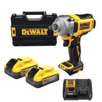 DeWalt DCF891H2T 18v XR Brushless 1/2\" Impact Wrench Hog Ring - 2 x 5Ah Powerstack