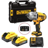 DeWalt DCF900H2T-GB 18v XR Brushless 1/2\" High Torque Impact Wrench Hog Ring - 2 x 5Ah Powerstack