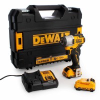 DeWalt DCF902D2 12 Volt Max Li-Ion Cordless Brushless Sub-Compact 3/8\" Impact Wrench Body 2 x 2.0 Batteries