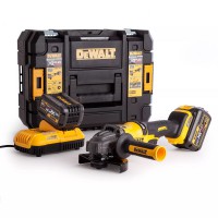 DeWalt DCG414T2 54 Volt FlexVolt Cordless Brushless 125mm Angle Grinder 2 x 6.0Ah Batteries