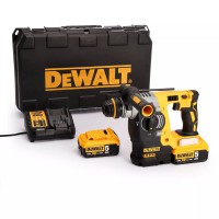 DeWalt DCH273P2 18 Volt Li-Ion XR Cordless Brushless SDS+ Plus 3 Mode Rotary Hammer Drill 2 x 5.0Ah Batteries in Kitbox