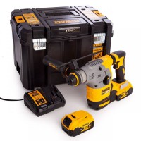 DeWalt DCH283P2 18 Volt XR Li-Ion Cordless Brushless SDS Plus Rotary Hammer Drill 2 x 5.0Ah Batteries