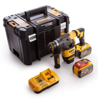 DeWalt DCH333X2 FlexVolt 54v Brushless 3-Mode SDS-Plus Rotary Hammer Drill Kit With 2 x 9Ah Batteries