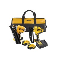 DEWALT Reconditioned DCK2046P2 Nail Gun Twin Nailer Kit 18V 2 x 5.0Ah Li-ion