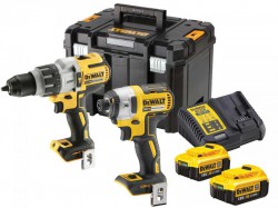 DeWalt Reconditioned DCK276M2TQ-GB 18V XR Twin Kit 4Ah TSTAK