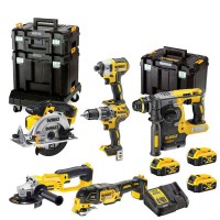 DEWALT DCK654P3T XR Compact TSTAK Kit 6 Piece 18 Volt 3 x 5.0Ah Li-Ion