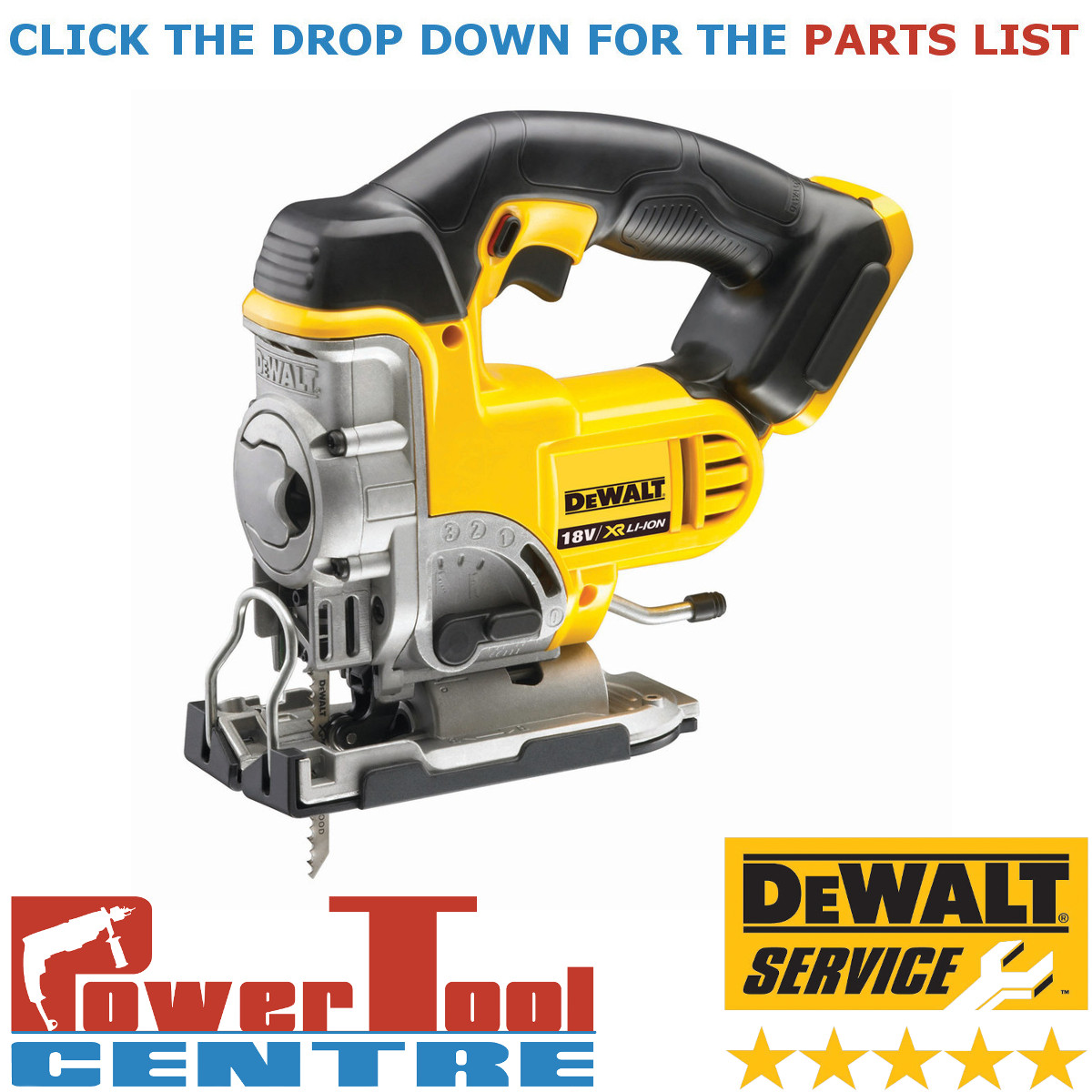 DeWalt Genuine Spare Parts DCS331 Cordless Jigsaw Type 1 eBay