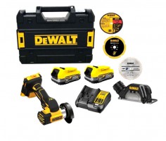 DEWALT DCS438E2T XR BL Cut Off Tool 18V 2 x POWERSTACK Li-ion