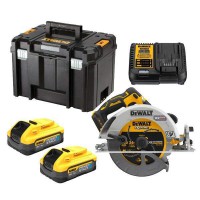 DeWalt DCS573H2T 18v XR Brushless 190mm Circular Saw - 2 x 5Ah Powerstack