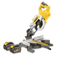 DEWALT DCS777T2 XR FlexVolt Cordless 216mm Mitre Saw 54 Volt 2 x 6.0Ah Li-Ion