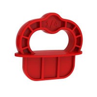 Kreg Deck Jig  Spacer Rings - Red - 1/4\" - 12 Pk