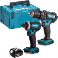 Makita DLX2131TJ 18 Volt LXT Li-Ion Cordless Combi Drill & Impact Driver Twin Pack 1 x 5.0Ah Batteries