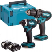 Makita DLX2131TJ 18 Volt LXT Li-Ion Cordless Combi Drill & Impact Driver Twin Pack 2 x 5.0Ah Batteries