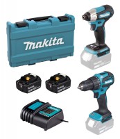 Makita DLX2539ST 2 Piece Combo Kit LXT 2 x 5Ah Batteries