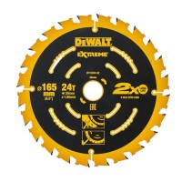 DeWalt 165mm x 20mm 24T Extreme Framing Circular Saw Blade - DT10300