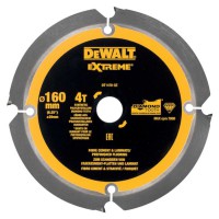 DeWalt 160mm x 20mm 4T Extreme PCD Fibre Cement Circular Saw Blade - DT1470-QZ