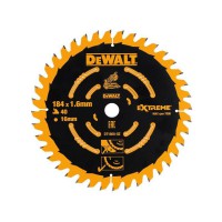DeWalt DT1668 Cordless Extreme Mitre Circular Saw Blade For DCS365 184mm x 16mm x 40T Coarse