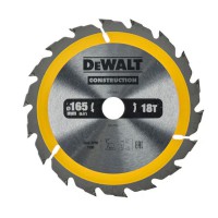 DeWalt 165mm x 20mm 18T Construction Circular Saw Blade - DT1933-QZ