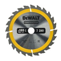 DeWalt 165mm x 20mm 24T Construction Circular Saw Blade - DT1934-QZ