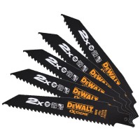 DEWALT DT2300L 2X Life Wood & Nail Reciprocating Blades 152mm Pack of 5