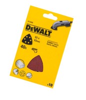 Dewalt DT3090 DETAIL SANDING SHEETS, 93mm x 93mm, GRIT SIZE 40, PACK QTY 10