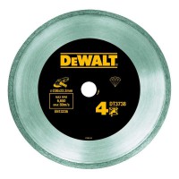 DeWalt DT3738 230mm x 22.2mm x 2.1mm Continuous Rim Sintered Diamond Blade For Tile Cutting