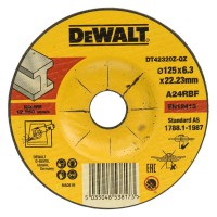 [NO LONGER AVAILABLE] DeWalt DT42320Z Metal Grinding Angle Grinder Disc 125mm x 22.23mm x 6.3mm