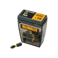 DeWalt DT70618T LOOSE Torsion 25mm 15 Pack Pz2 Pozi Hex Impact Driver Screwdriver Bits